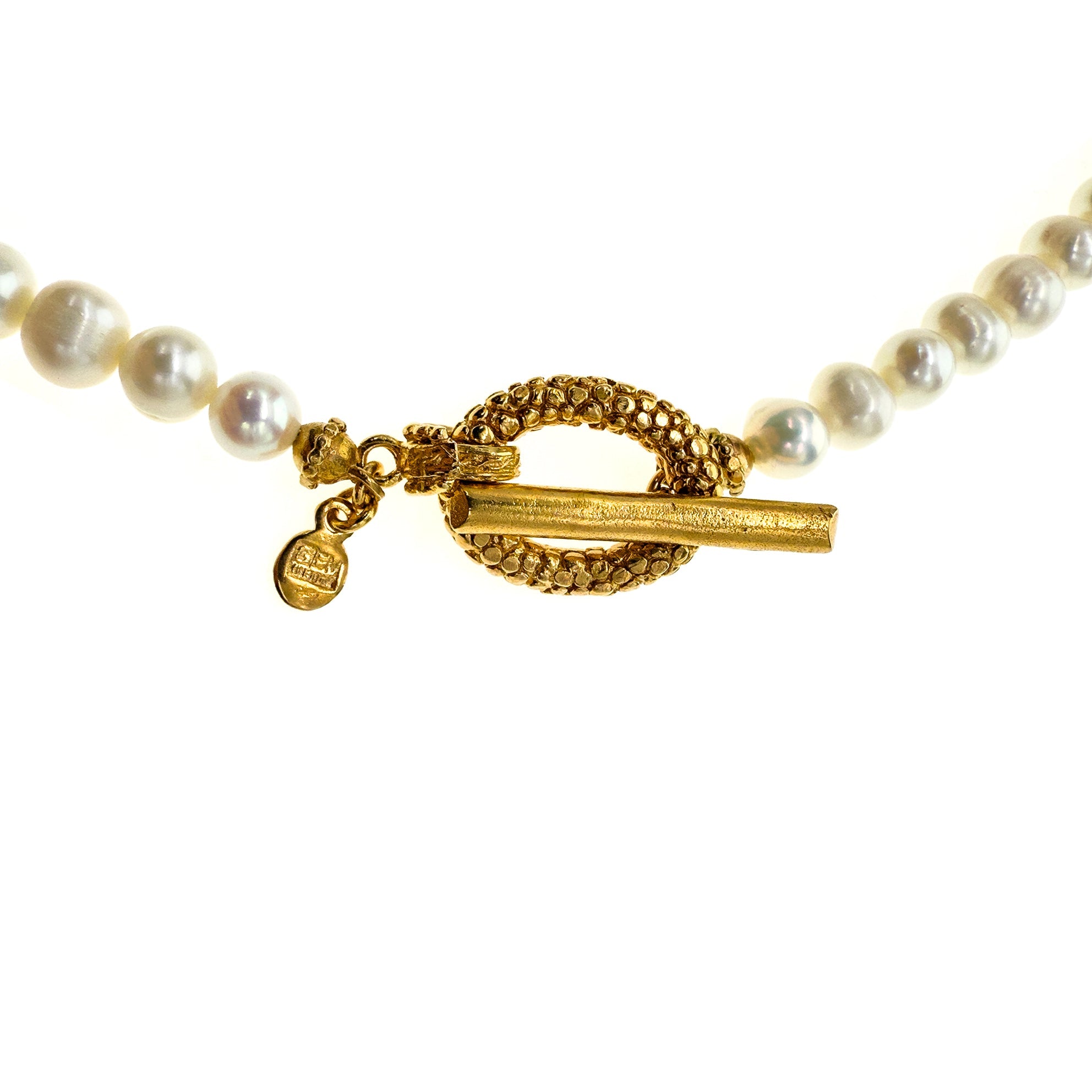 NK 25g36 white Pearl Necklace