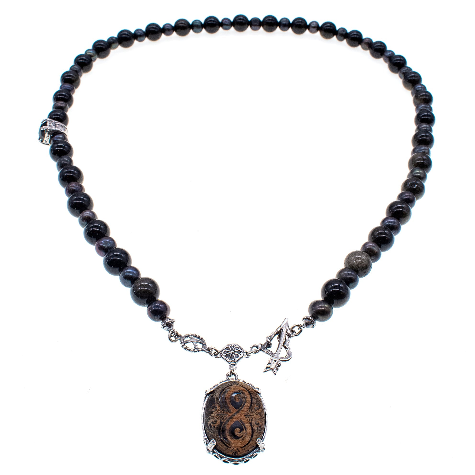 NK 25h03B Eternal midnight necklace