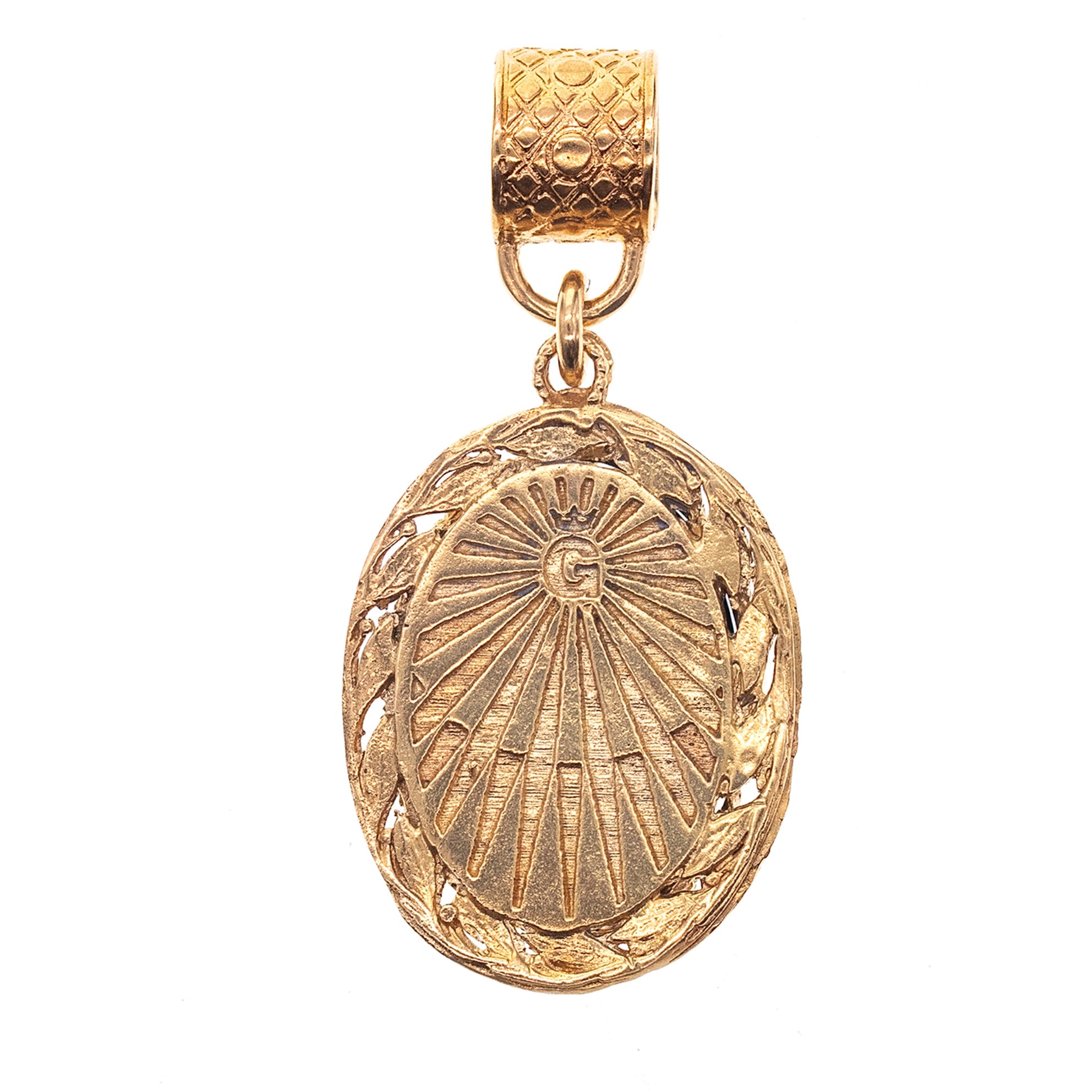 P 26g04 Fleur-de-lis pendant