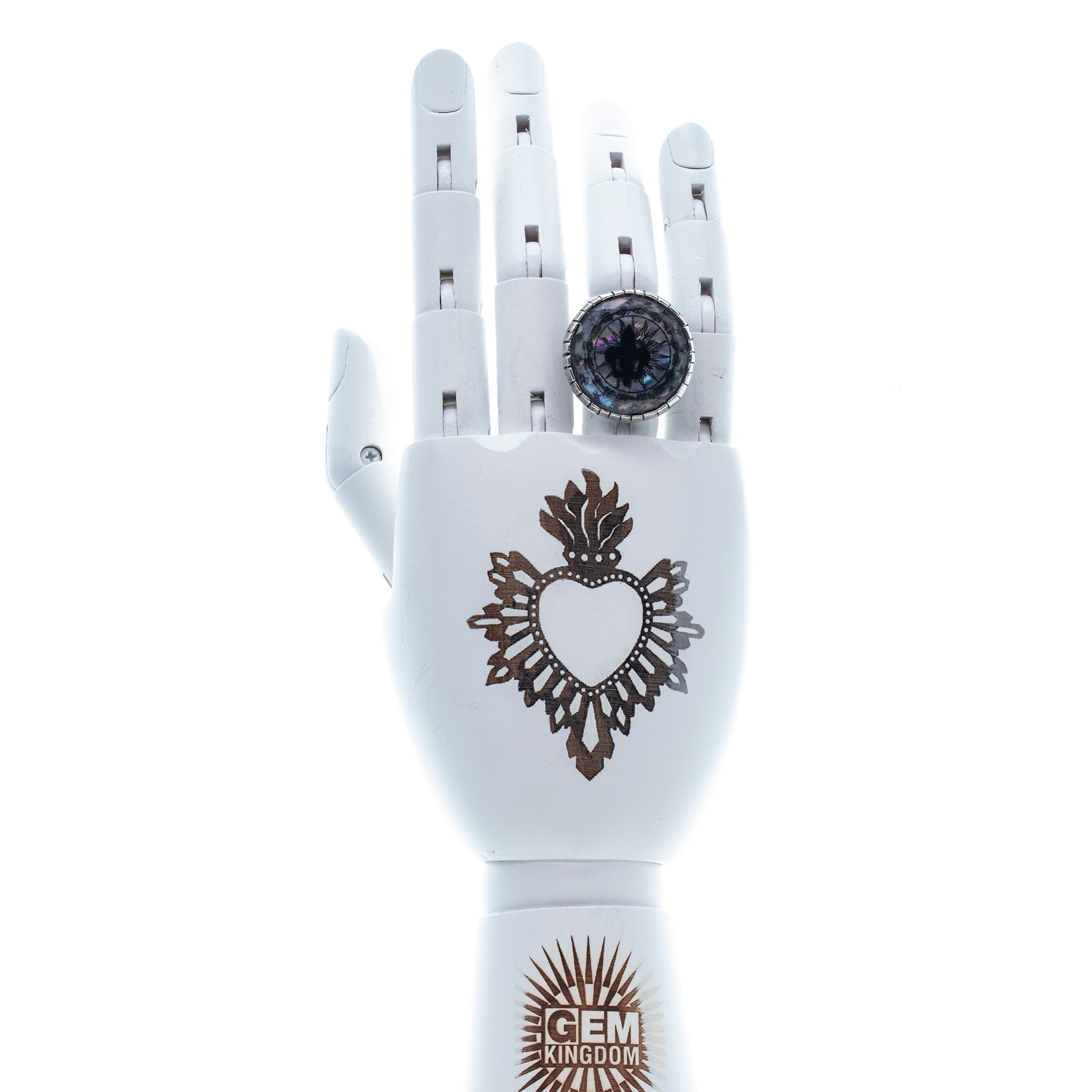 R 26a03 Fleur-de-lis Round Ring