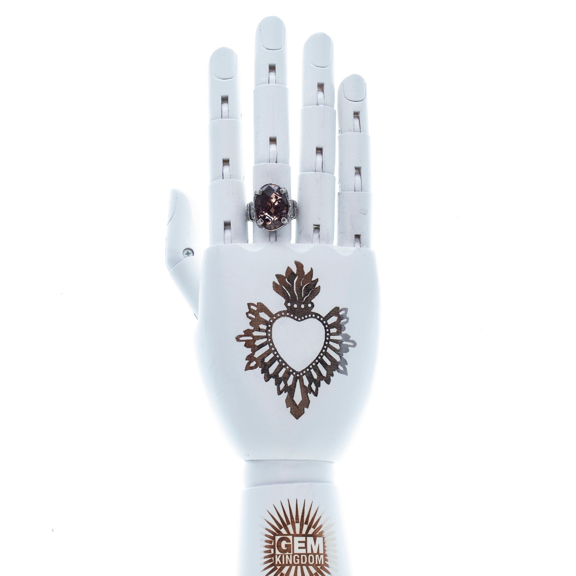 R 26a09 Honey-Toned Pattern Ring