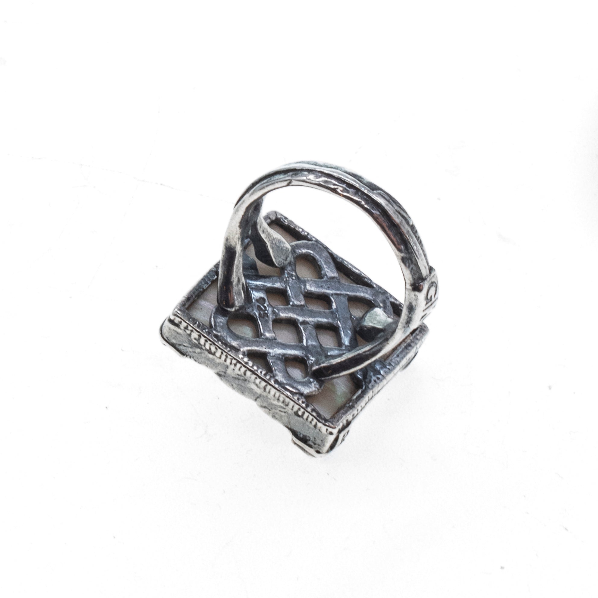 R 26a11 Blush Rose Resin Ring