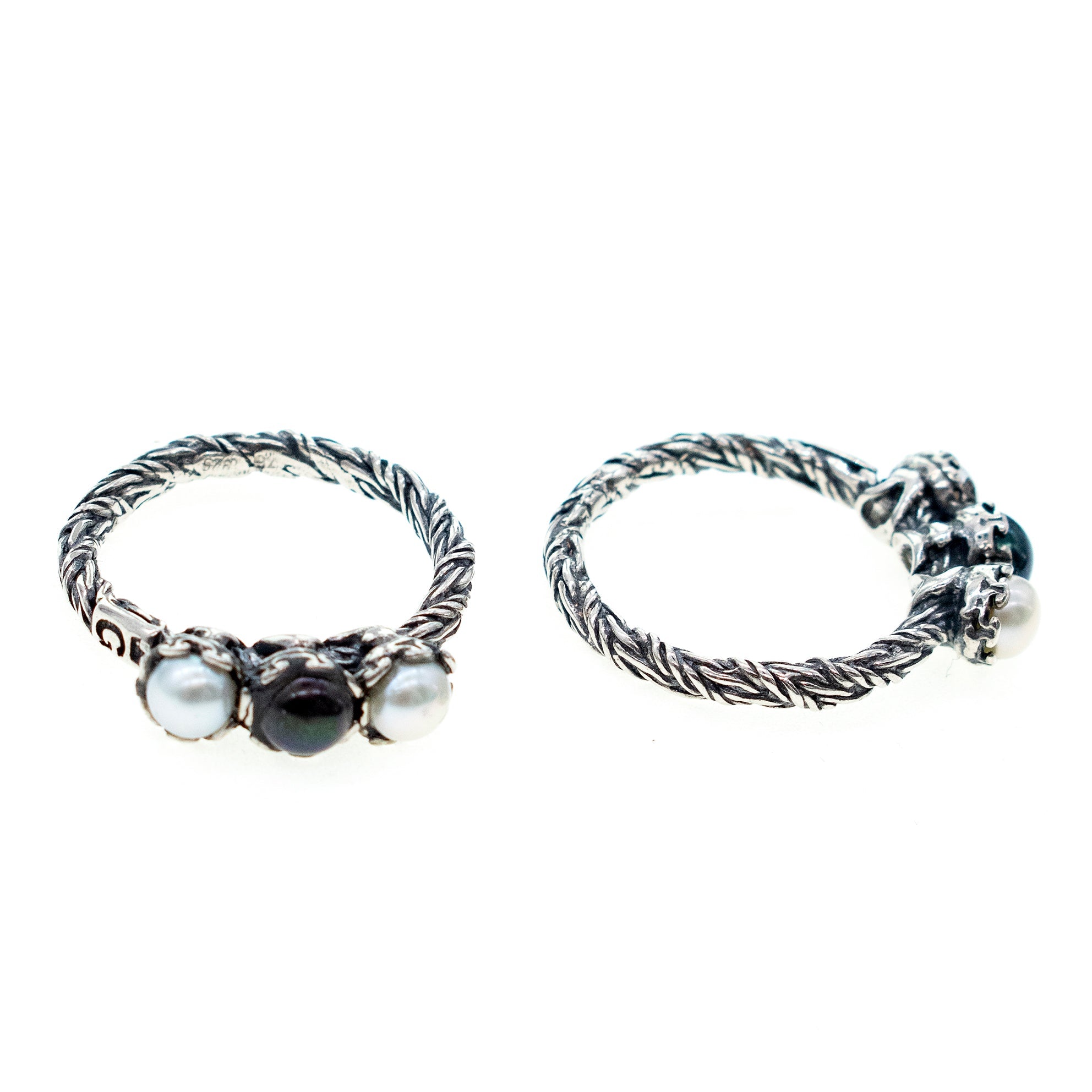 R 25b10 Pearl Trinity Ring