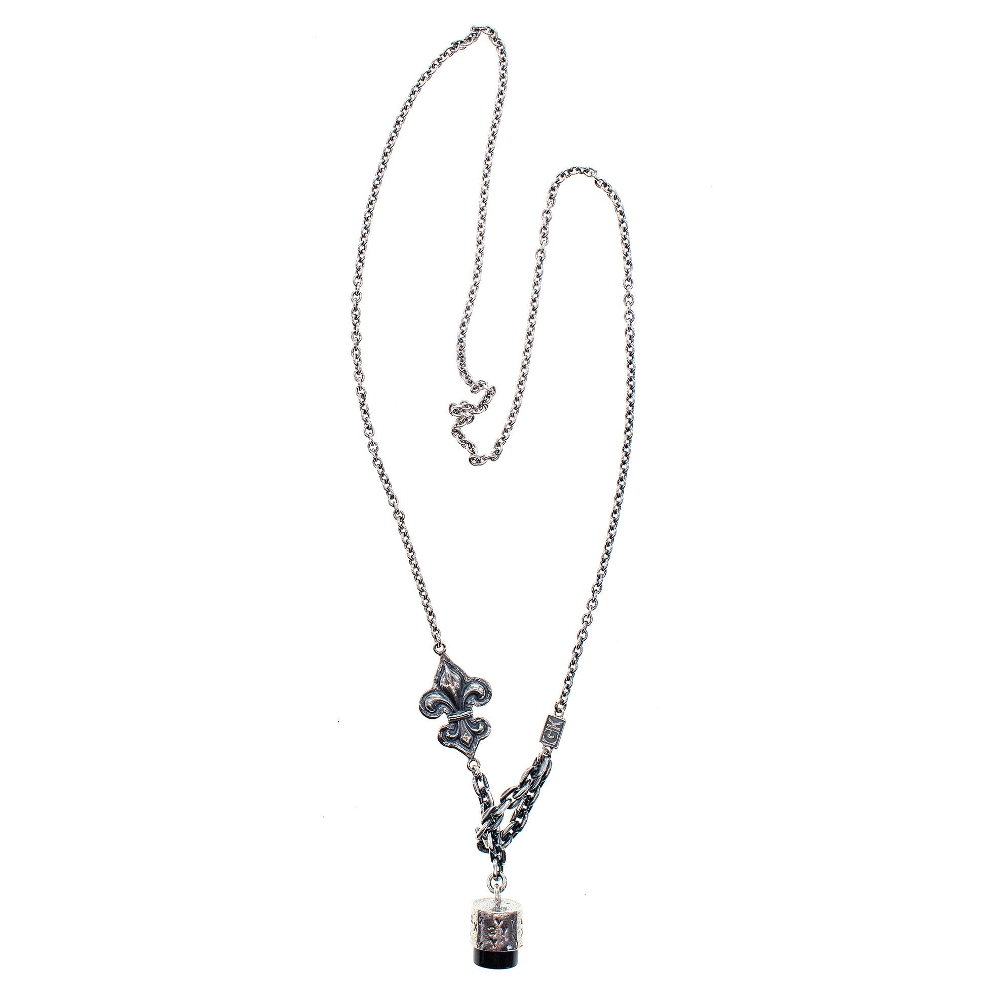 NK 24e08 rebel rebel stamp necklace