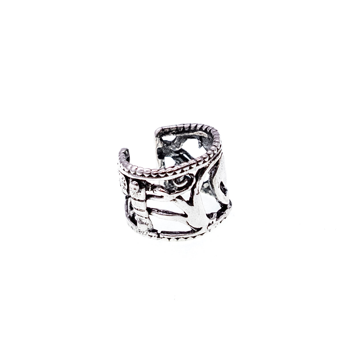 Ear cuff silver 05