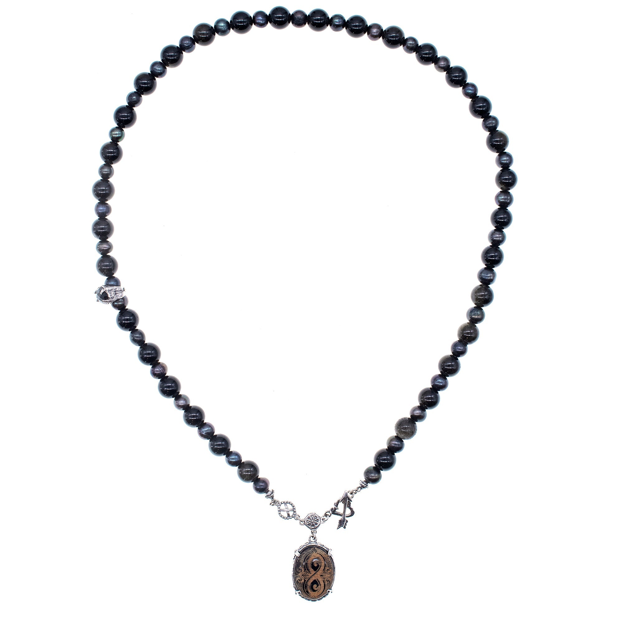 NK 25h03B Eternal midnight necklace