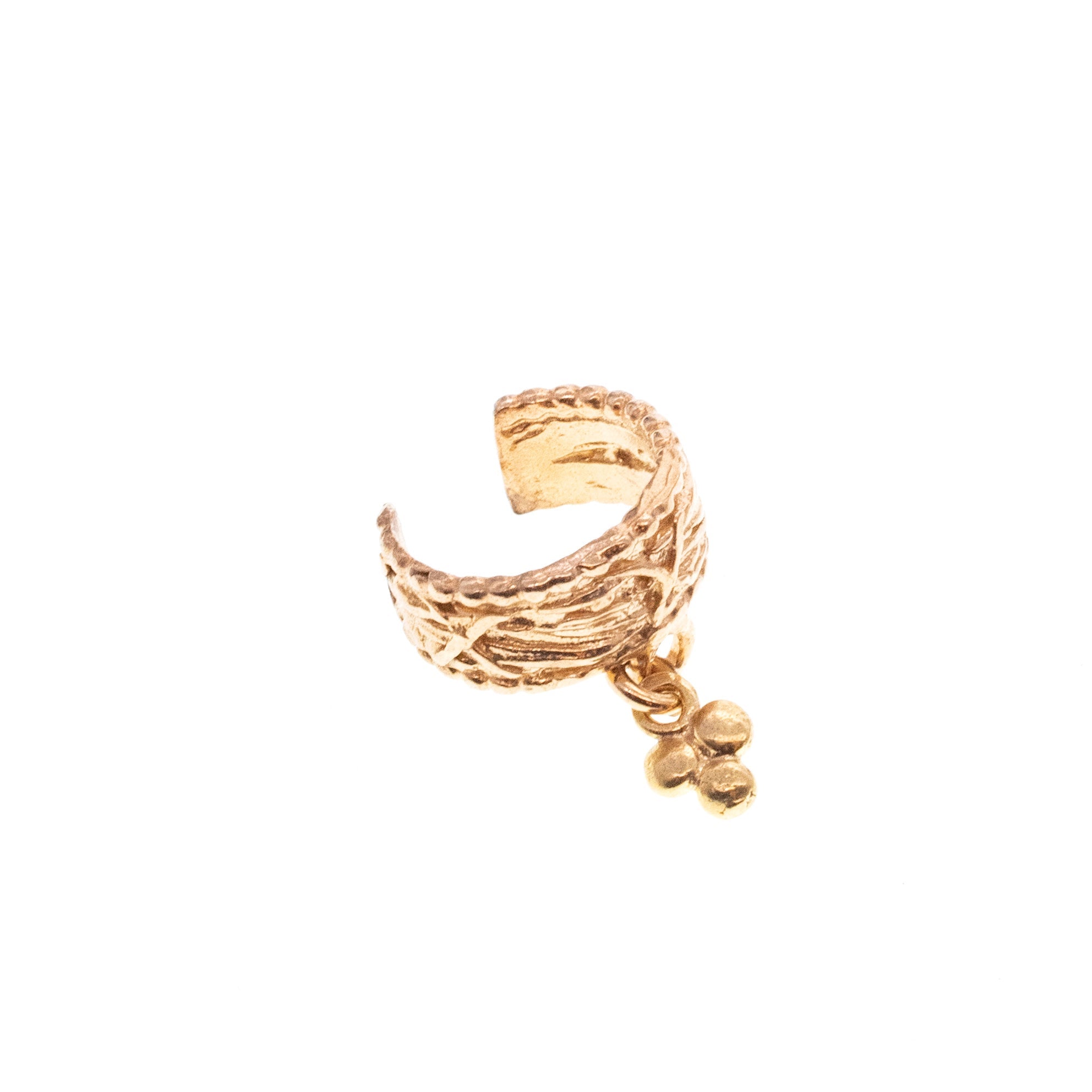 Ear cuff gold 06