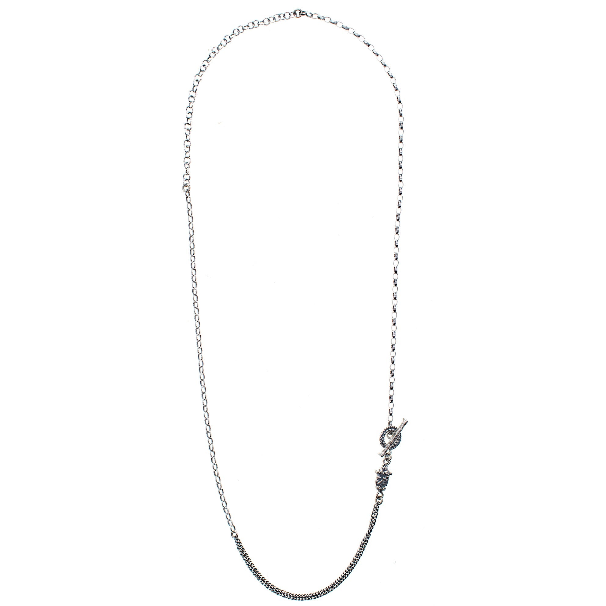 CH 239 Crest sterling Silver Chain Necklace
