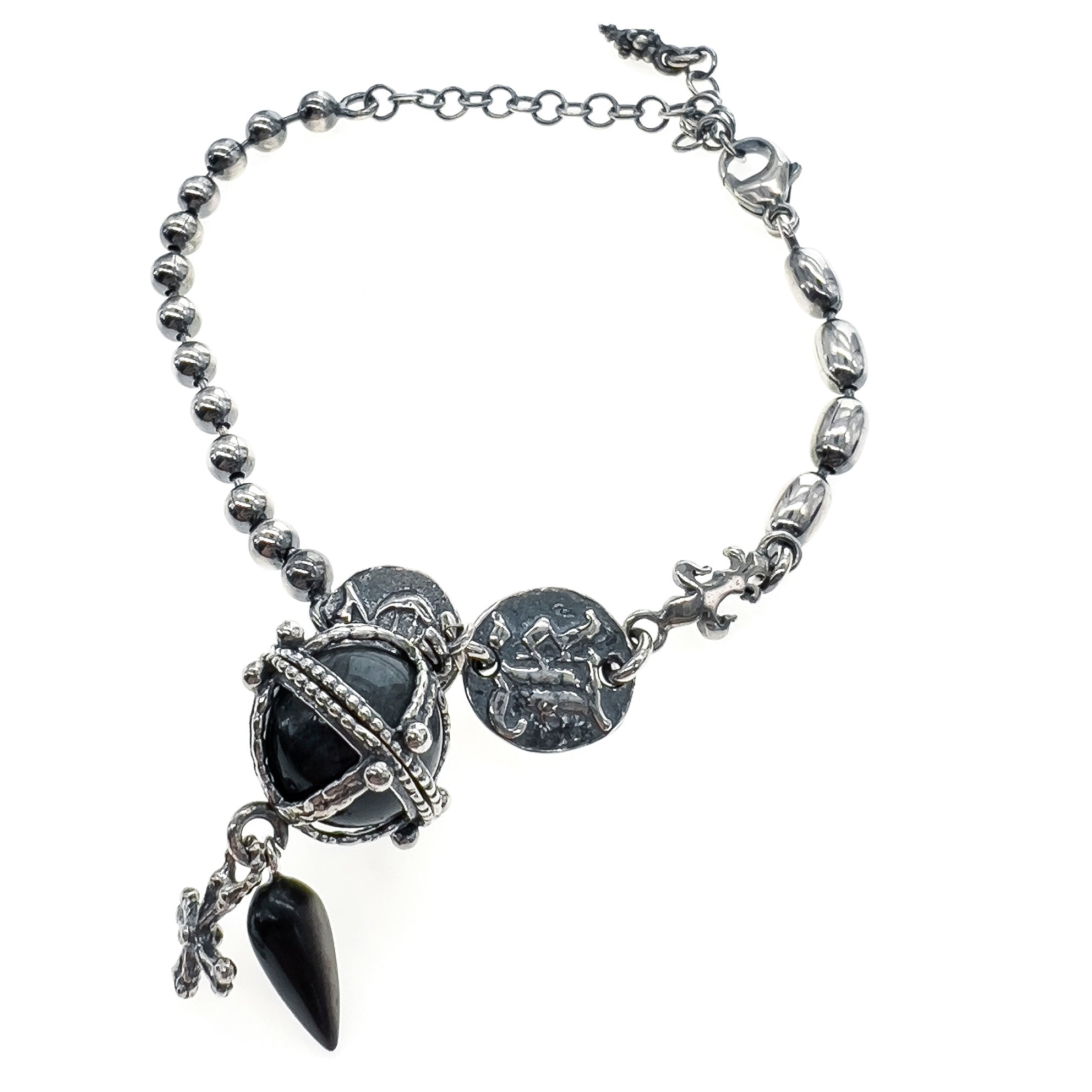 B 24d10 hawkeye charm bracelet