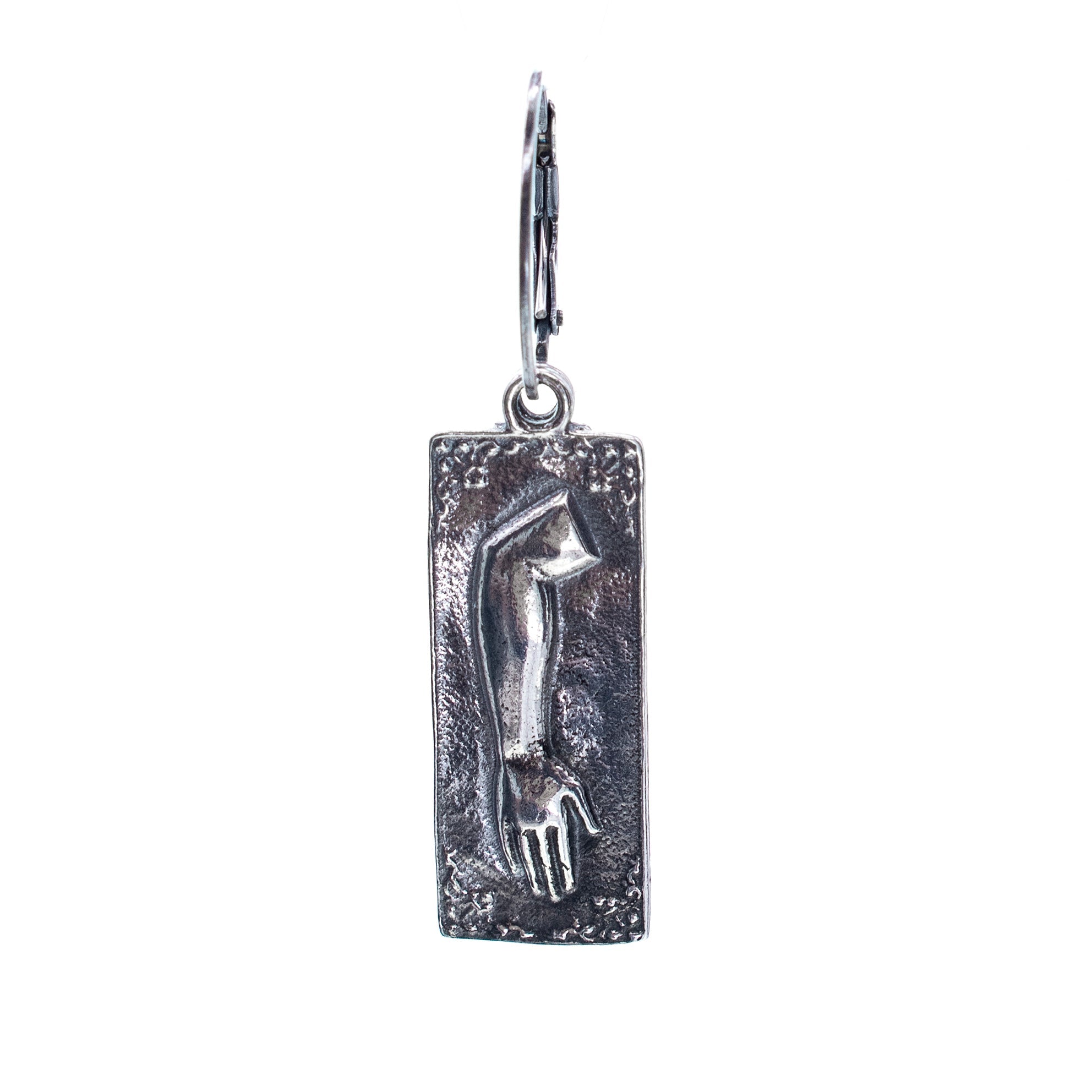 ES 25e22 Silver Arm "Ex Voto" Single Earring