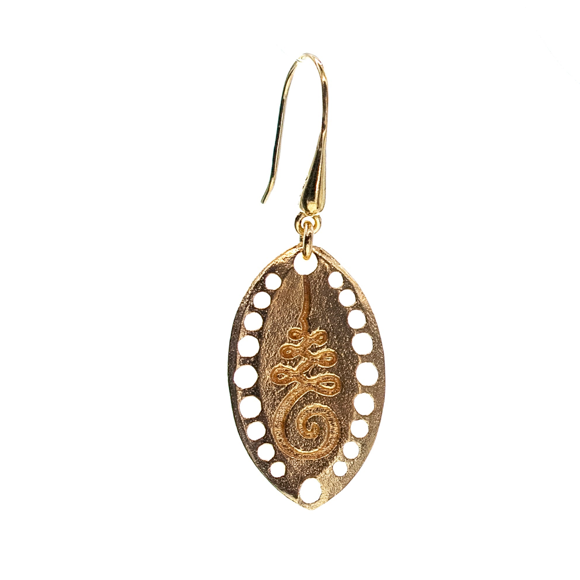 ES 25g22 Unalome single earring