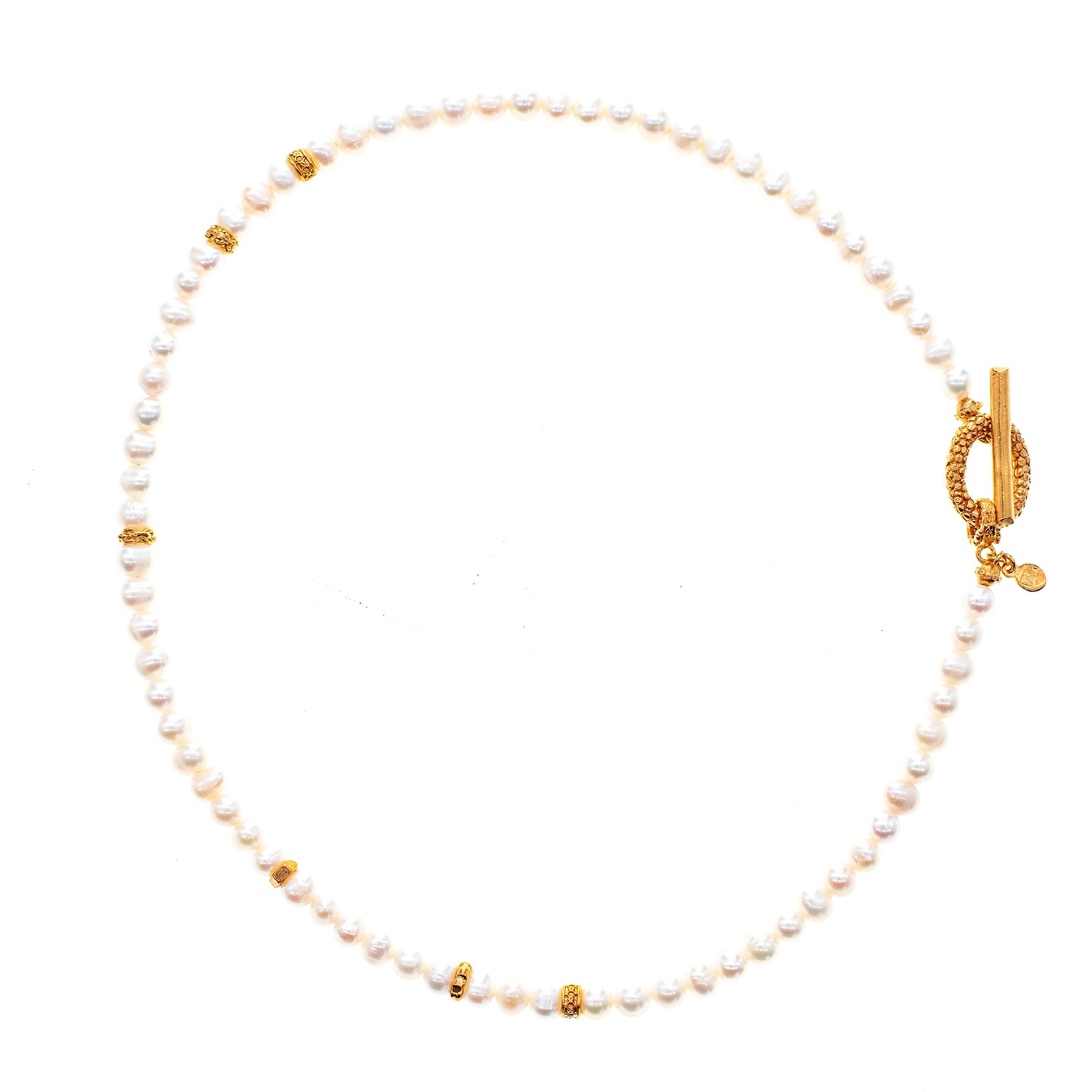 NK 25g36 white Pearl Necklace