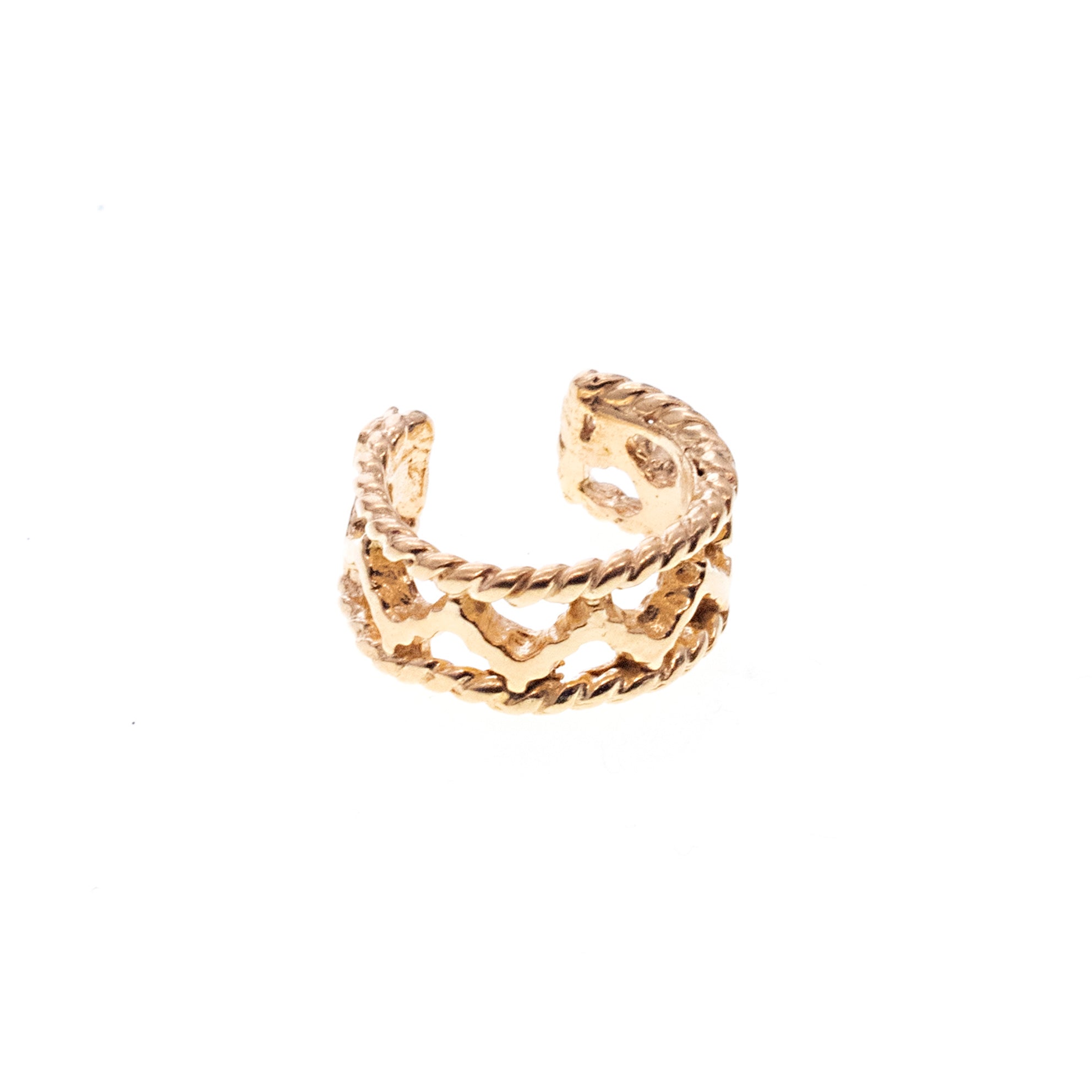 Ear cuff gold 16